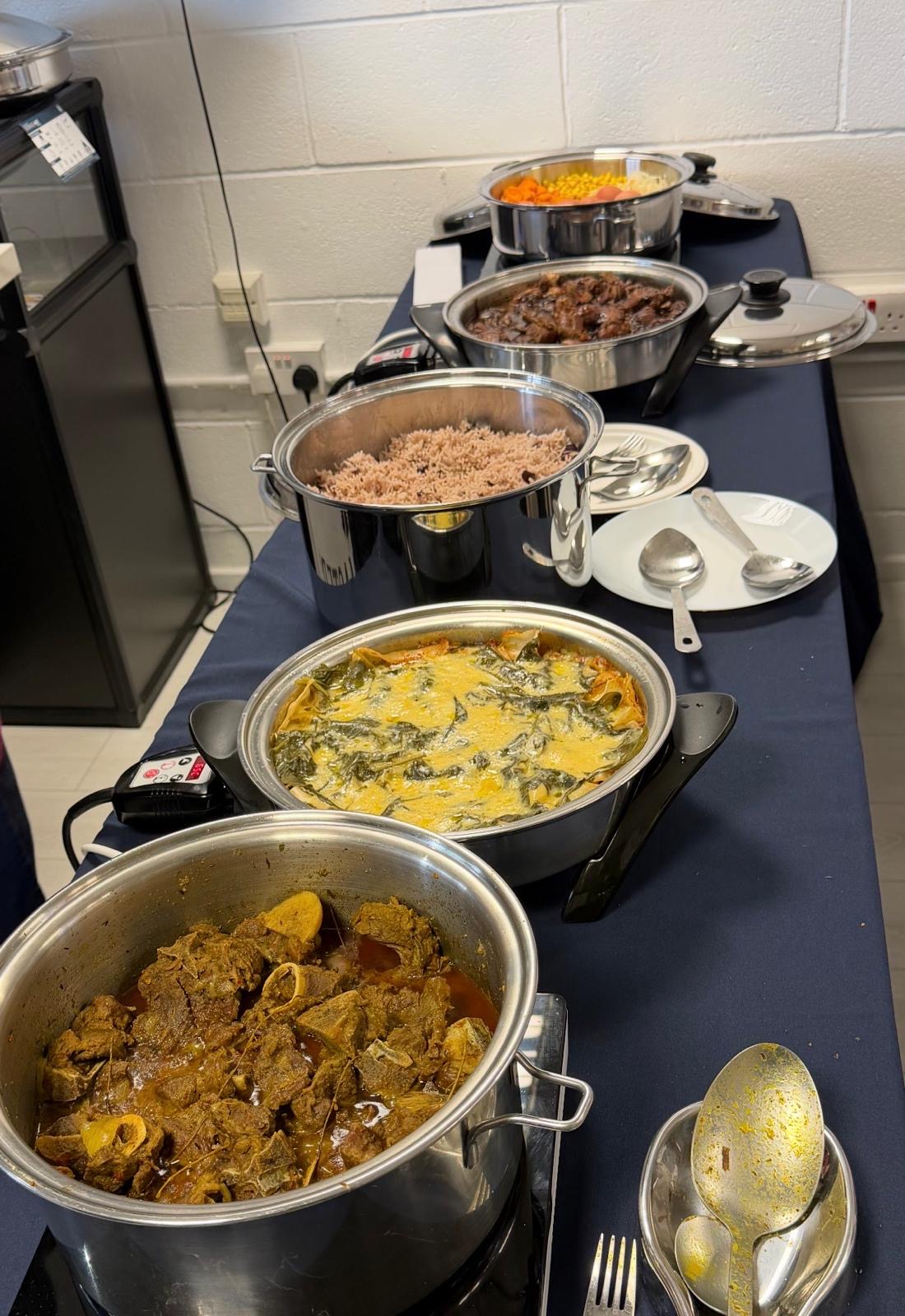 A spread of dishes prepared with Saladmaster cookware